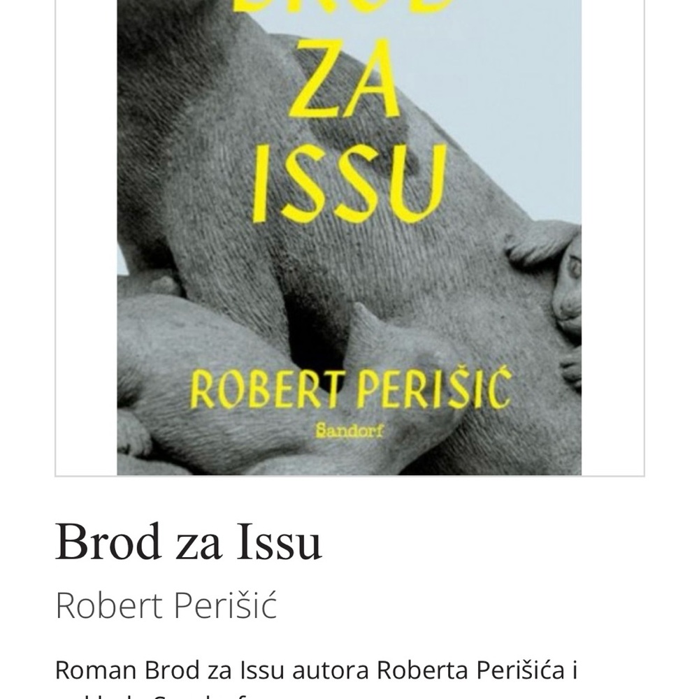 Brod za Issu by Robert Perišić
